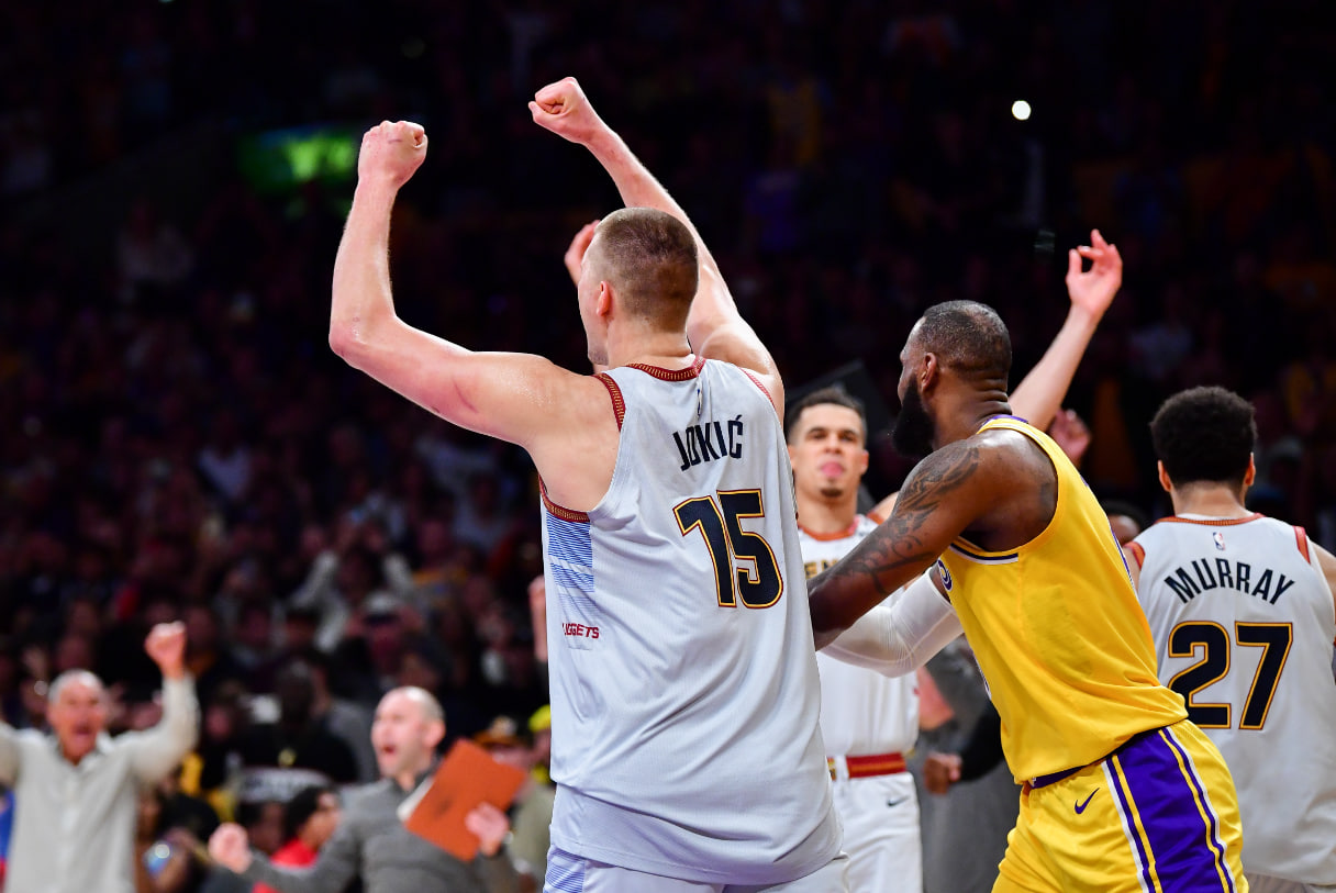 NBA季后赛史诗级较量:掘金五虎胜券在握,湖人队蓄势待发 NBA季后赛史诗级较量:掘金五虎胜券在握,湖人队蓄势待发